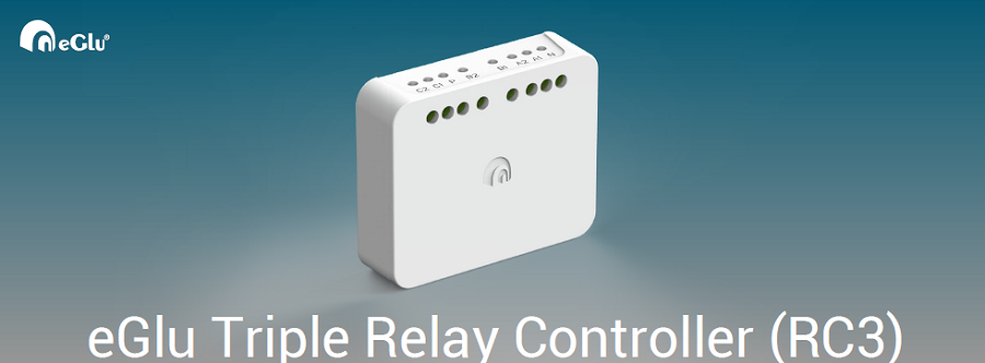 eGlu Triple Relay Controller, Home Automation Controller Chennai.