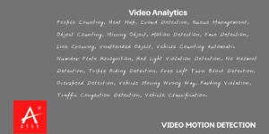 CCTV Video Analytics Chennai India, Video Motion Detection