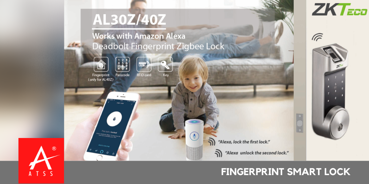 Deadbolt Fingerprint Zigbee Lock