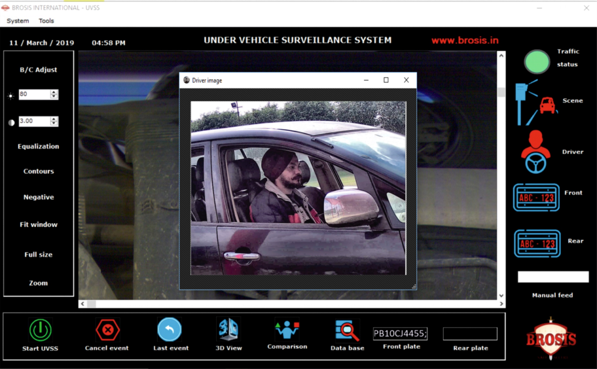 UVSS - Under Vehicle Surveillance System