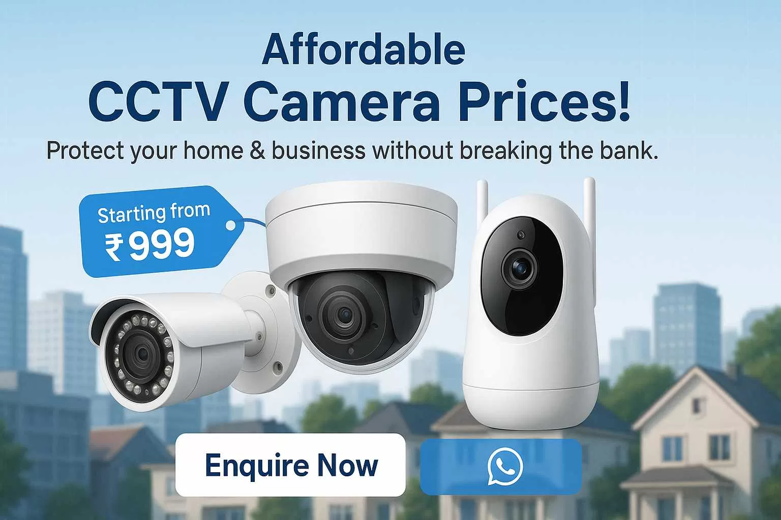 CCTV Camera Prices for Home and Business Security