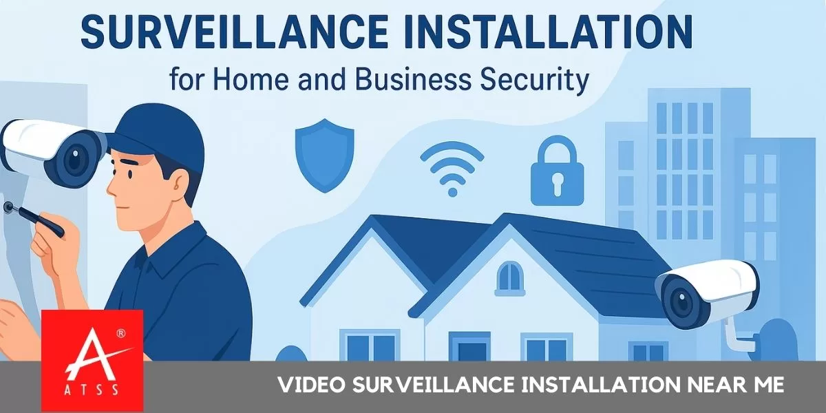 Professional video surveillance installation near me for home and business security