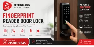 Fingerprint Reader Door Lock in Chennai with biometric access control for homes, offices and businesses