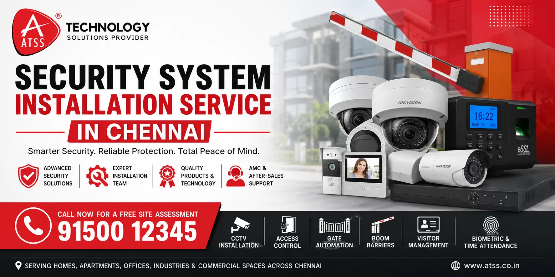 Security System Installation Service in Chennai – ATSS